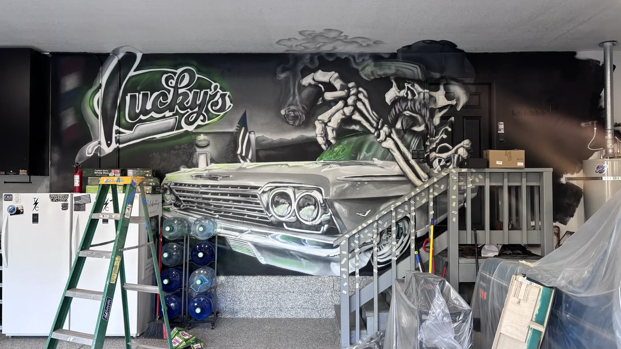 MAMMXTH low rider mural on private property