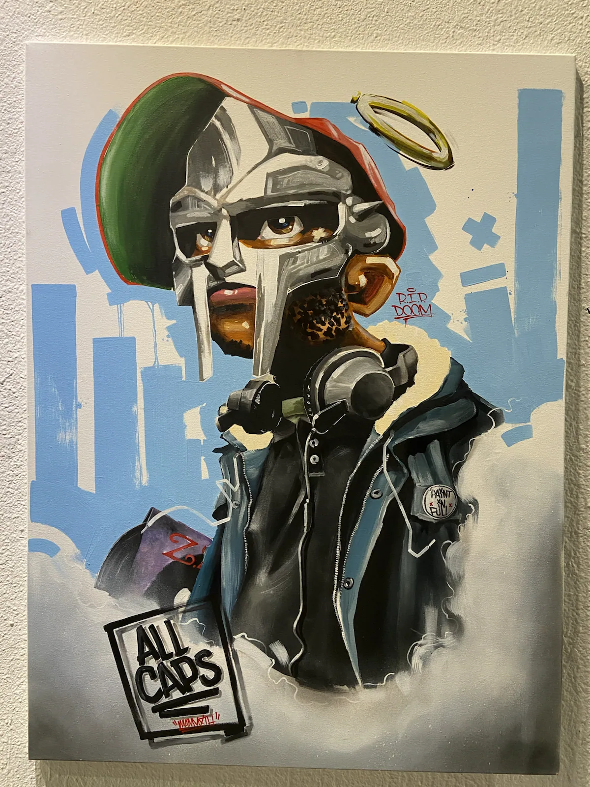 MAMMXTH gas mask portrait artwork