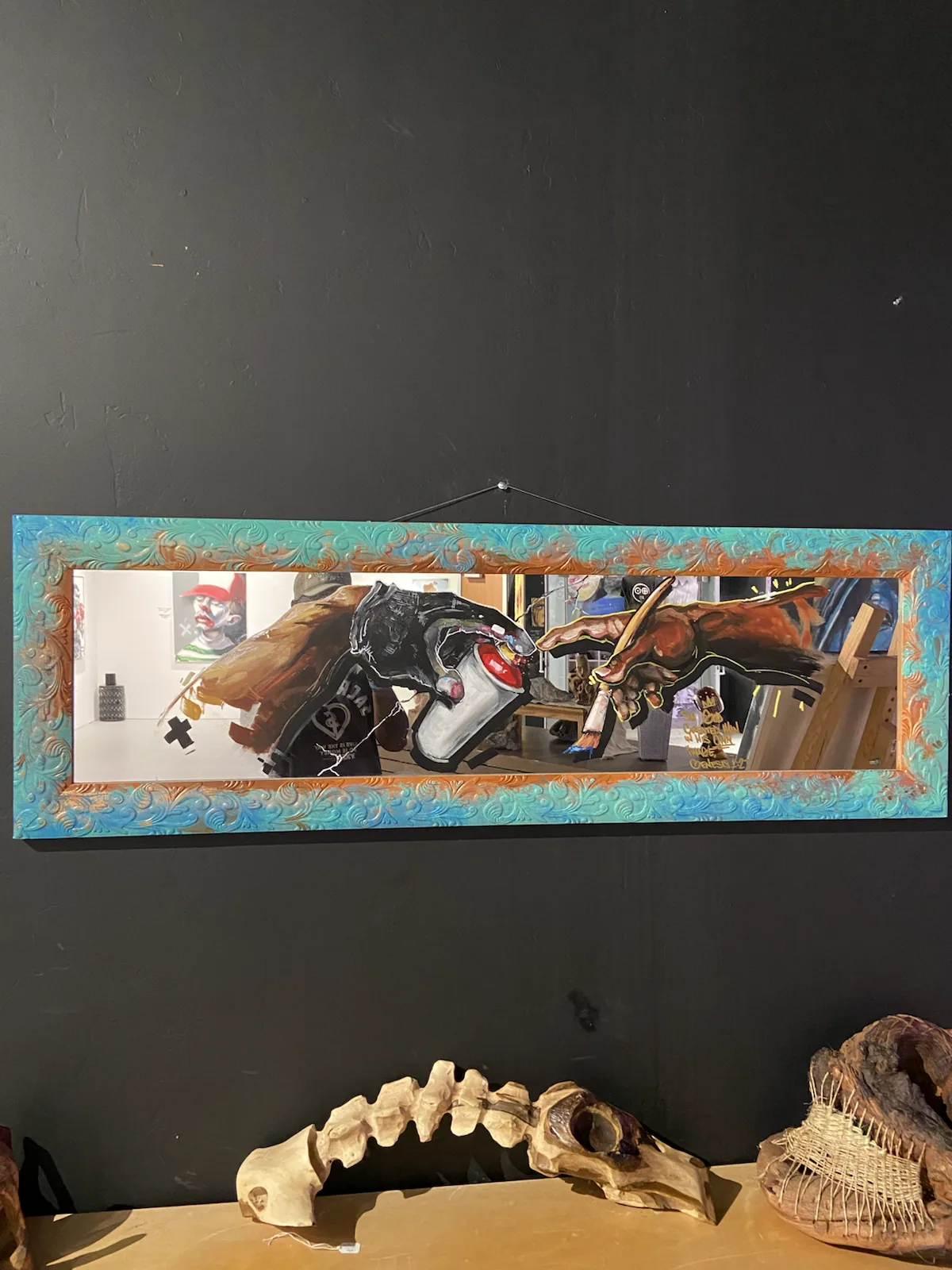 MAMMXTH long canvas panel with animal imagery